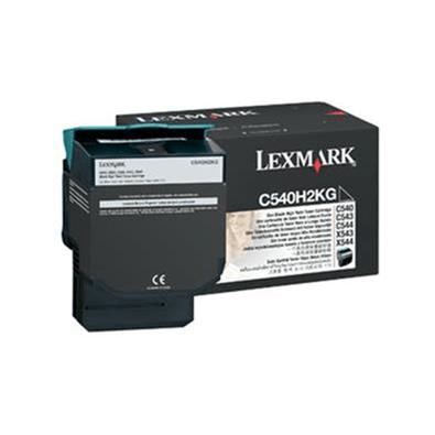 Lexmark C540H2KG Black Toner Cartridge 2,500 Pages Original Single-pack