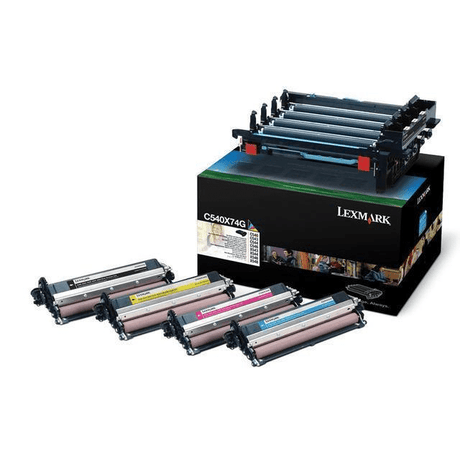 Lexmark C540X74G Black Cyan Magenta Yellow Imaging Kit 30,000 Pages Original Single-pack