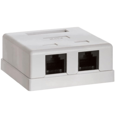 Connect C6SFB2 Surface Mount CAT6 Double Box