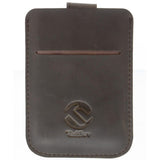 Tuff-Luv Western Leather Credit card Pull-E Wallet - Brown C8_53