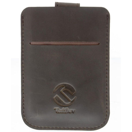 Tuff-Luv Western Leather Credit card Pull-E Wallet - Brown C8_53