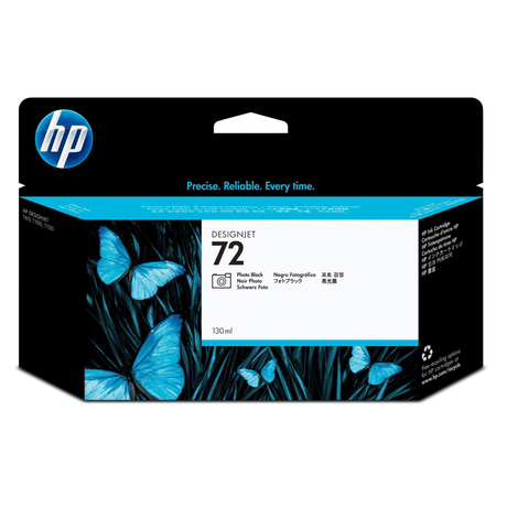 HP 72 130-ml DesignJet Photo Black Printer Ink Cartridge Original C9370A Single-pack