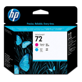 HP 72 DesignJet Magenta and Cyan Printhead Printer Ink Cartridge Original C9383A Single-pack