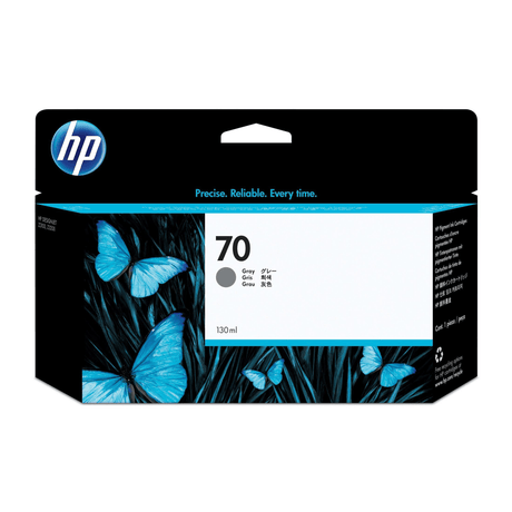 HP 70 130-ml DesignJet Grey Printer Ink Cartridge Original C9450A Single-pack