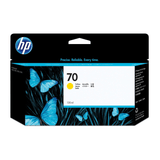 HP 70 130-ml DesignJet Yellow Printer Ink Cartridge Original C9454A Single-pack