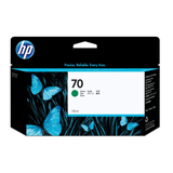 HP 70 130-ml DesignJet Green Printer Ink Cartridge Original C9457A Single-pack