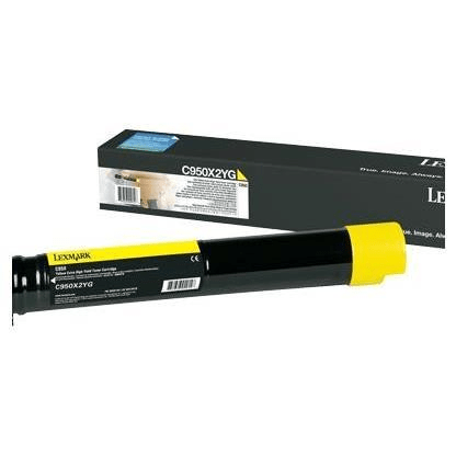 Lexmark C950X2YG Yellow Toner Cartridge 24,000 Pages Original Single-pack