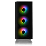 Thermaltake View 21 TG RGB Plus Midi Tower Black Gaming PC Case CA-1I3-00M1WN-05