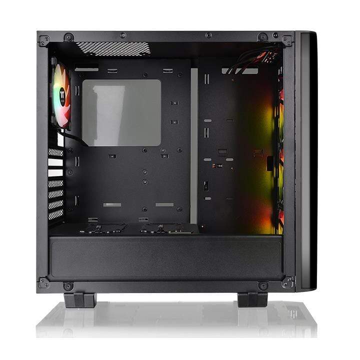 Thermaltake View 21 TG RGB Plus Midi Tower Black Gaming PC Case CA-1I3-00M1WN-05