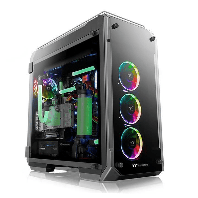 Thermaltake View 71 TG RGB Plus Full Tower Black Gaming PC Case CA-1I7-00F1WN-02