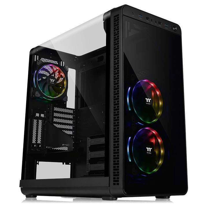 Thermaltake View 37 Midi Tower Black Gaming PC Case CA-1J7-00M1WN-01