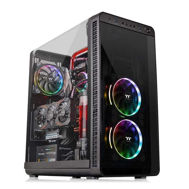 Thermaltake View 37 Midi Tower Black Gaming PC Case CA-1J7-00M1WN-01