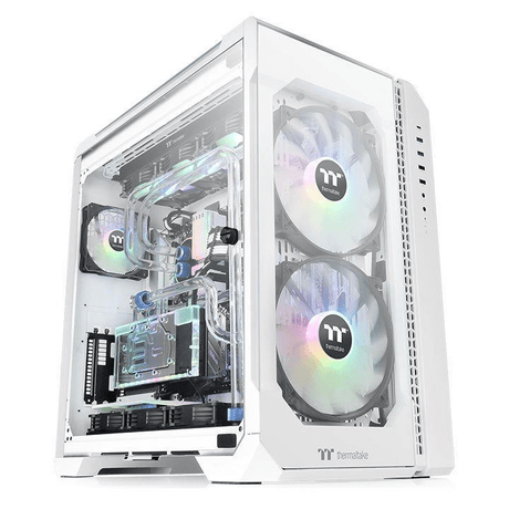 Thermaltake View 51 TG ARGB Snow Midi Tower White Gaming PC Case CA-1Q6-00M6WN-00