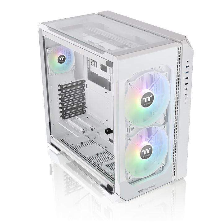 Thermaltake View 51 TG ARGB Snow Midi Tower White Gaming PC Case CA-1Q6-00M6WN-00