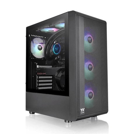 Thermaltake S200 TG ARGB Mid-Tower ATX Case Black CA-1X2-00M1WN-00