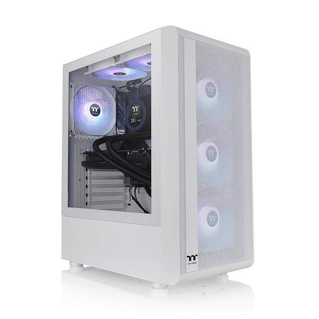 Thermaltake S200 TG ARGB Mid-Tower ATX Case White CA-1X2-00M6WN-00