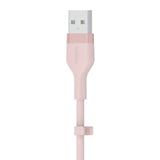 Belkin BoostCharge Flex USB-C Cable with Lightning Connector Pink CAA009BT1MPK