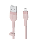 Belkin BoostCharge Flex USB-C Cable with Lightning Connector Pink CAA009BT1MPK