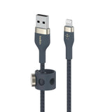 Belkin BoostCharge Pro Flex 3m USB-A Cable with Lightning Connector Blue CAA009BT3MBL