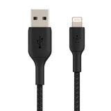 Belkin BoostCharge Pro Flex 3m USB-A Cable with Lightning Connector Black CAA010BT3MBK