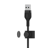 Belkin BoostCharge Pro Flex 3m USB-A Cable with Lightning Connector Black CAA010BT3MBK