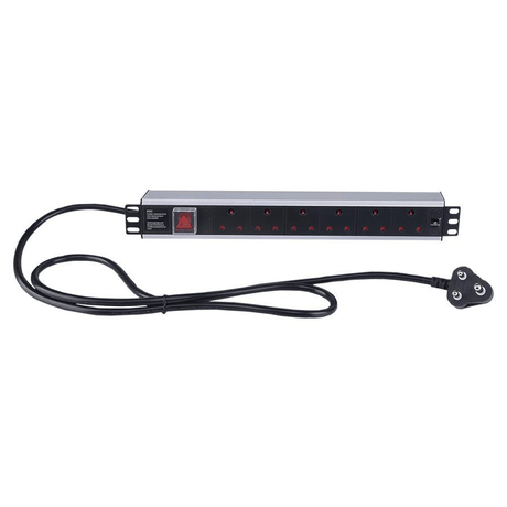 Linkbasic 6-way Aluminium Moulded Rack Mount PDU CAB-P06