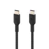 Belkin BoostCharge 1m Braided USB-C to USB-C Cable - Black CAB004BT1MBK