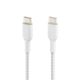 Belkin BoostCharge 1m Braided USB-C to USB-C Cable - White CAB004BT1MWH