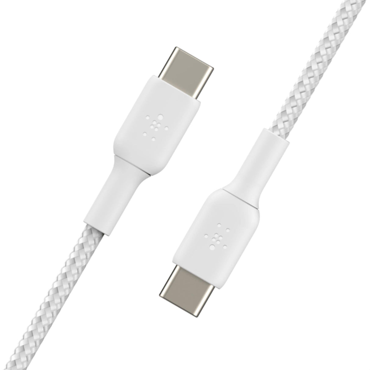 Belkin BoostCharge 1m Braided USB-C to USB-C Cable - White CAB004BT1MWH