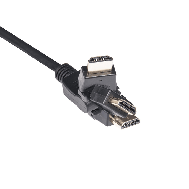 CLUB3D HDMI 2.0 4K60Hz UHD 360 Degree Rotary cable 2m/6.74ft