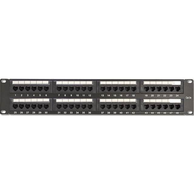 Cattex 48 Port CAT6 UTP Patch Panel CATPATCH648