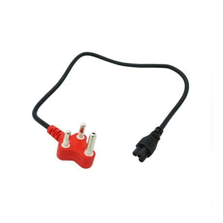 Power Cord Clover Plug to Red Plug CB-CLOVER-REDPLUG