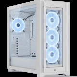 Corsair iCUE 5000X RGB QL Edition Mid Tower Gaming PC Case True White CC-9011233-WW