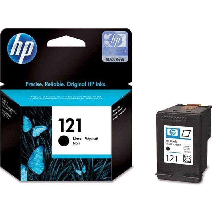 HP 121 Black Printer Ink Cartridge Original CC640HE Single-pack