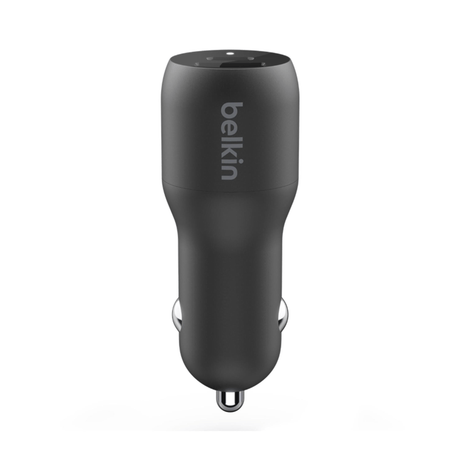 Belkin BoostCharge 37W Dual Car Charger with PPS CCB004BTBK