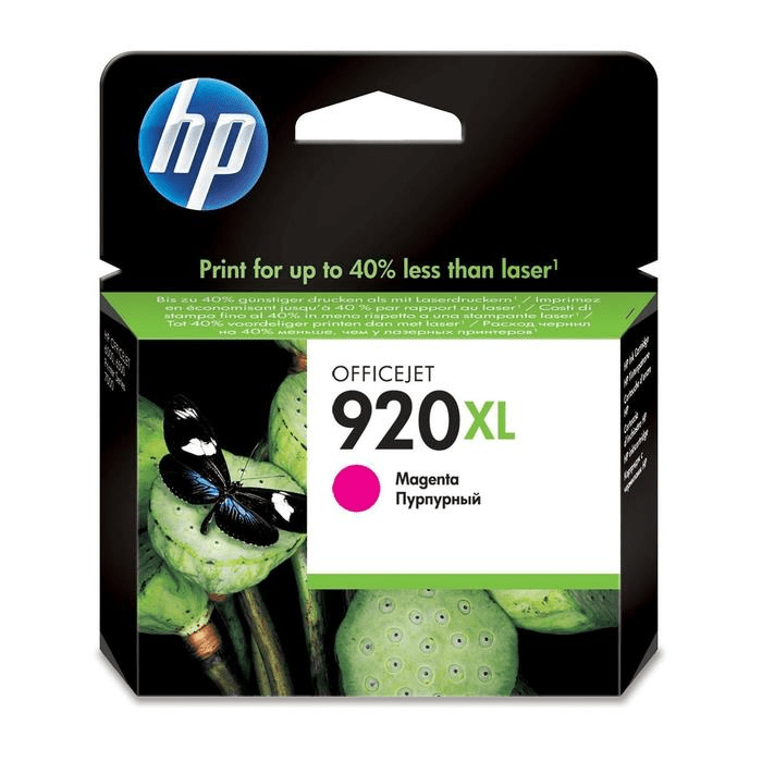 HP 920XL Magenta High Yield Printer Ink Cartridge Original CD973A Single-pack