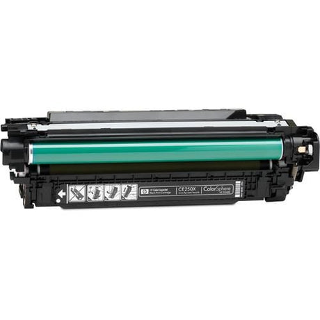 HP 504X Black Toner Cartridge 10,500 Pages Original CE250X Single-pack