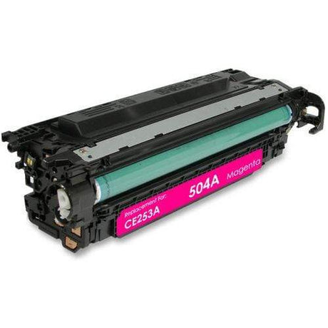 HP 504A Magenta Toner Cartridge 7,000 Pages Original CE253A Single-pack