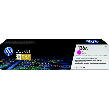 HP 126A Magenta Toner Cartridge 1,000 Pages Original CE313A Single-pack