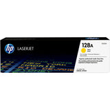 HP 128A Yellow Toner Cartridge 1,300 Pages Original CE322A Single-pack