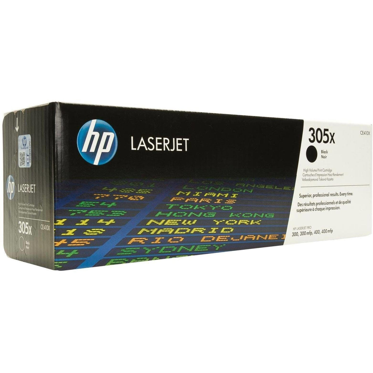 HP 305X Black Toner Cartridge 4,000 Pages Original CE410X Single-pack