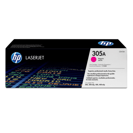 HP 305A Magenta Toner Cartridge 2,600 Pages Original CE413A Single-pack