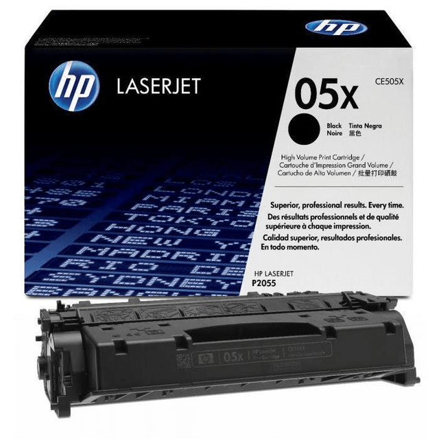 HP 05X Black Toner Cartridge 6,500 Pages Original CE505X Single-pack