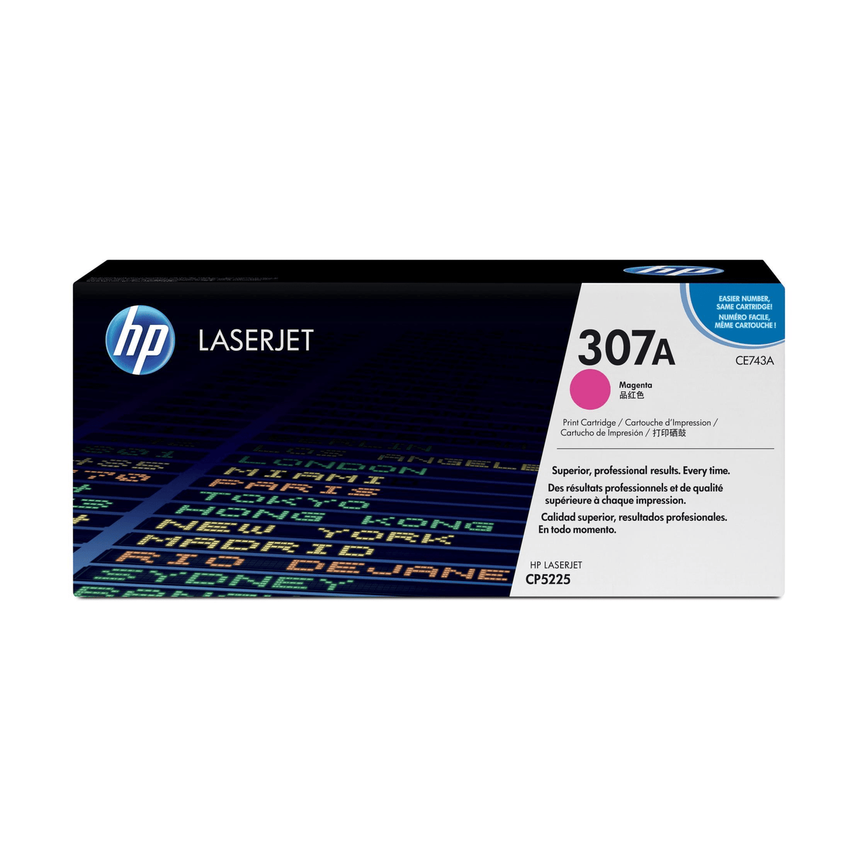 HP 307A Magenta Toner Cartridge 7,300 Pages Original CE743A Single-pack