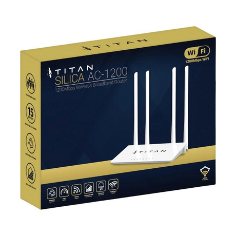 TITAN Silica AC1200 Wireless Router CF-WR619AC