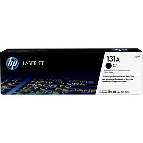 HP 131A Black Toner Cartridge 1520 Pages Original CF210A Single-pack