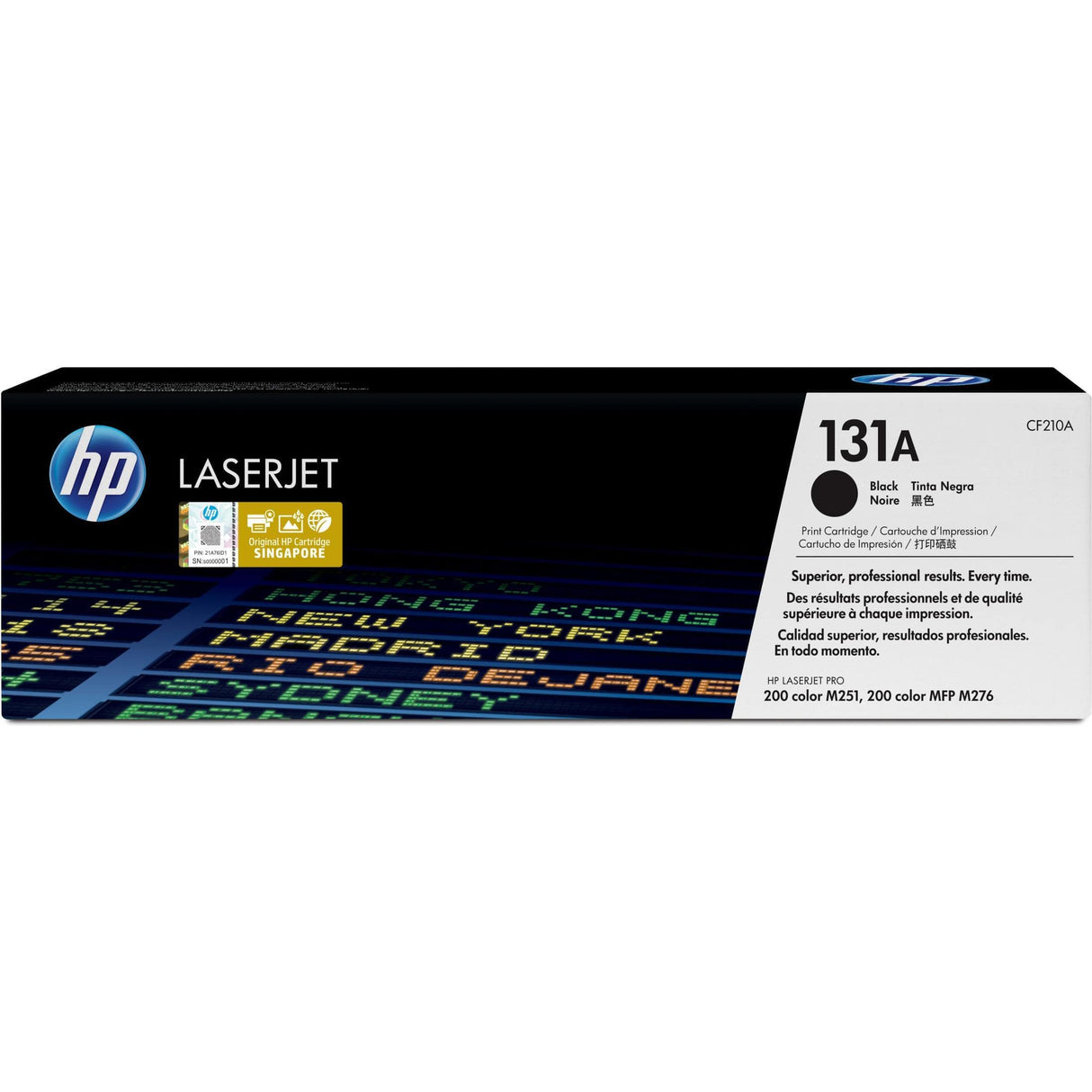 HP 131A Black Toner Cartridge 1520 Pages Original CF210A Single-pack