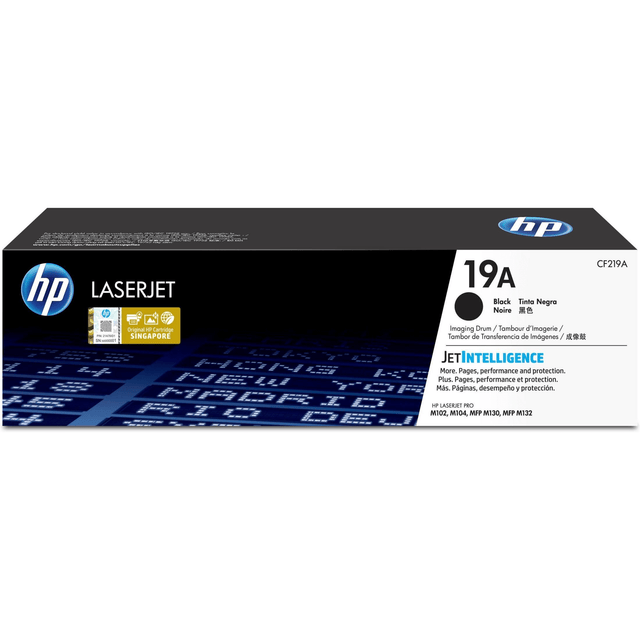 HP 19A Black Toner Cartridge 12,000 Pages Original CF219A Single-pack