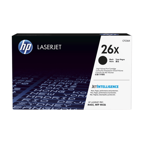 HP 26X Black Toner Cartridge 9,000 Pages Original CF226X Single-pack