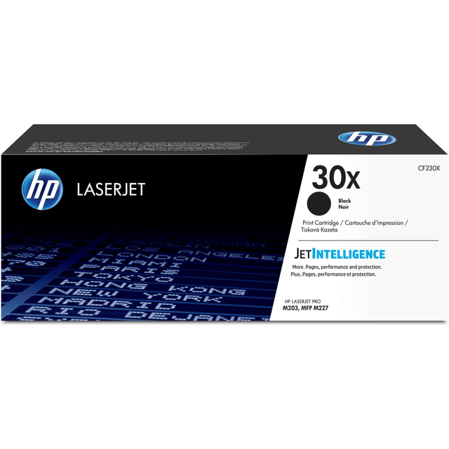 HP 30X Black Toner Cartridge 3,500 Pages Original CF230X Single-pack